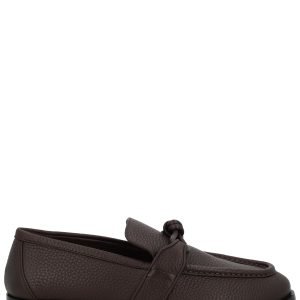 Junya Watanabe Astaire Leather Loafer With Knot Detailing