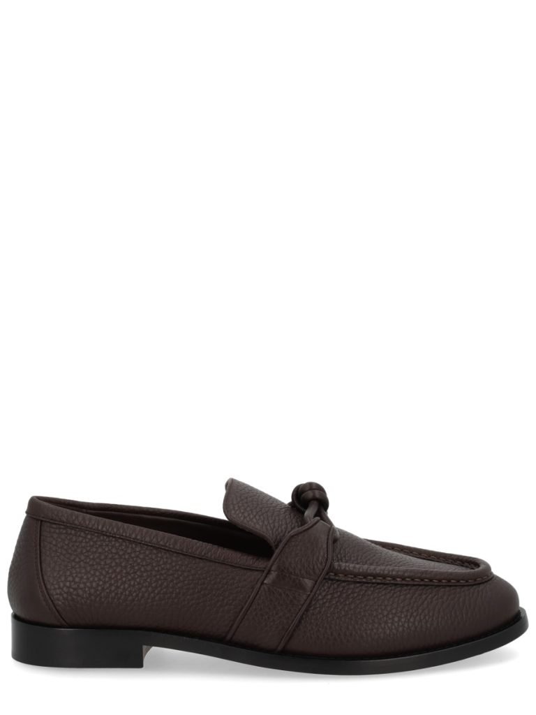 Junya Watanabe Astaire Leather Loafer With Knot Detailing