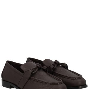 Junya Watanabe Astaire Leather Loafer With Knot Detailing
