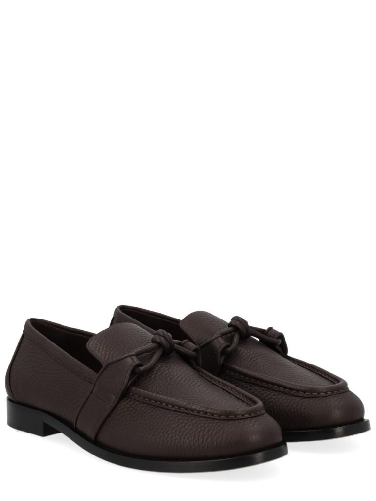 Junya Watanabe Astaire Leather Loafer With Knot Detailing