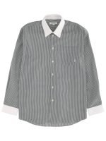 Junya Watanabe Striped Cotton Logo Shirt