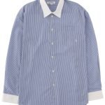 Junya Watanabe Striped Cotton Logo Shirt