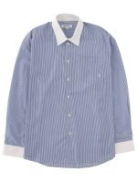 Junya Watanabe Striped Cotton Logo Shirt