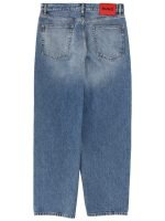 Junya Watanabe Cotton Denim Jeans With Logo Patch