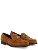 Junya Watanabe Suede Penny Loafer Brown