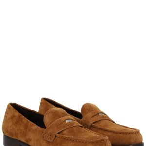 Junya Watanabe Suede Penny Loafer Brown