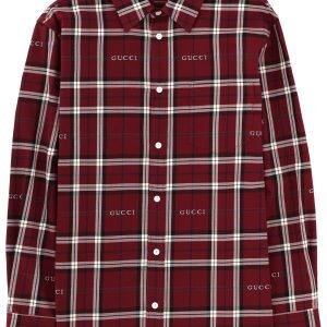 JUNYA WATANABE GUCCI COTTON SHIRT WITH LOGO