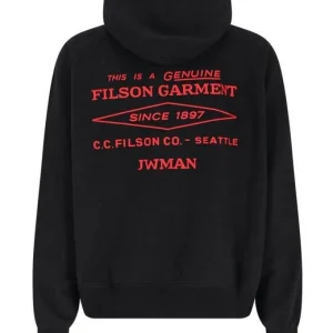 Junya Watanabe Men’s Blue X Filson Felpa Cappuccio