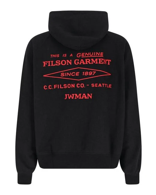 Junya Watanabe Men’s Blue X Filson Felpa Cappuccio