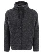 Junya Watanabe Men’s Black Textured Drawstring Zipped Hoodie