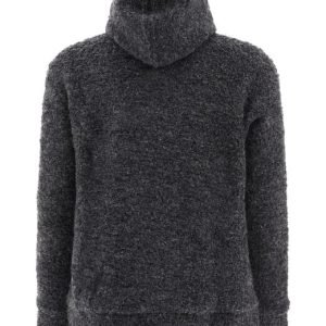 Junya Watanabe Men’s Black Textured Drawstring Zipped Hoodie