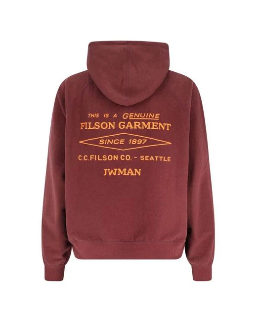 Junya Watanabe Men's Red Filson Hoodie
