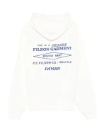Junya Watanabe Men’s White Logo Cotton Hoodie
