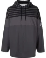Junya Watanabe Men’s Black Striped Knitted Hoodie