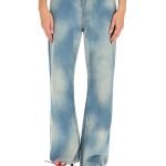 Junya Watanabe “Diag Raw Patch” Cotton Denim Jeans