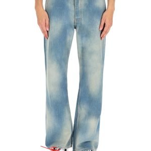 Junya Watanabe “Diag Raw Patch” Cotton Denim Jeans