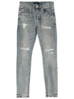 Junya Watanabe Cotton Denim Pants With Worn Details