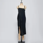 Junya Watanabe Womens Faux Croc Paneled Jumpsuit
