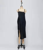 Junya Watanabe Womens Faux Croc Paneled Jumpsuit