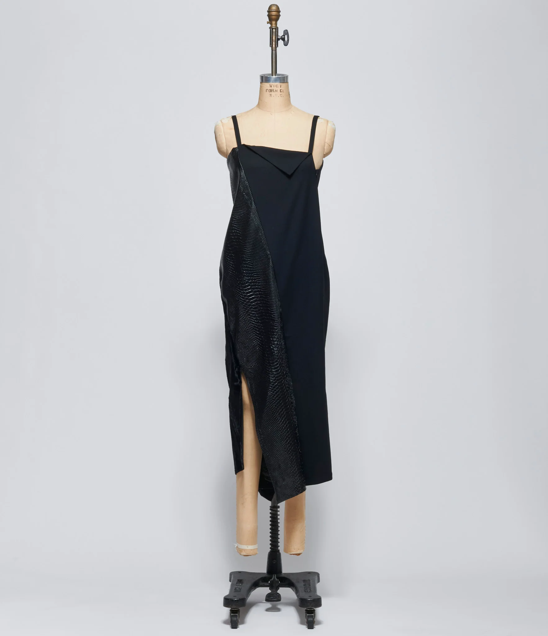 Junya Watanabe Womens Faux Croc Paneled Jumpsuit Junya Watanabe Womens Faux Croc Paneled Jumpsuit