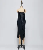 Junya Watanabe Womens Faux Croc Paneled Jumpsuit