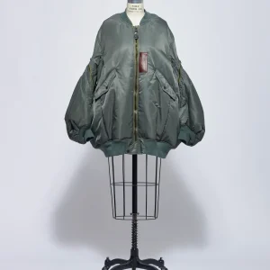 Junya Watanabe Womens Olive Bomber Jacket