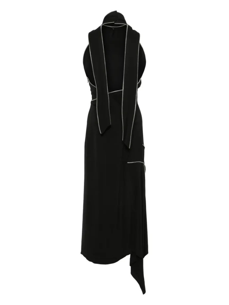 Junya Watanabe Decorative-Zip Midi Dress