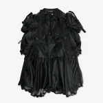 Junya Watanabe Women’s Buckle-Detail Skirt Black