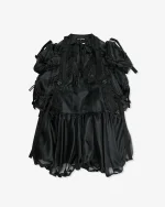Junya Watanabe Women’s Buckle-Detail Skirt Black