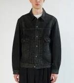 Levi’s Men’s Trucker Type 2 Premium Denim Jean Black Jacket