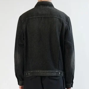 Levi’s Men’s Trucker Type 2 Premium Denim Jean Black Jacket