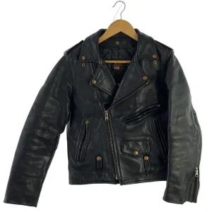 Vanson Rider Jacket Double 36 Leather Black