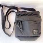 Yoshida Porter Force Shoulder Bag Pouch Nylon Oxford Black Men's