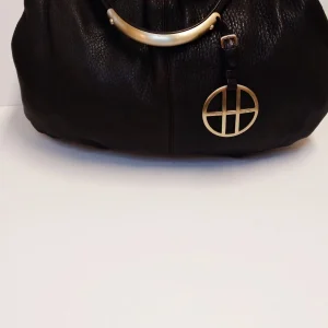 Hugo Boss Brown Leather Large Bag