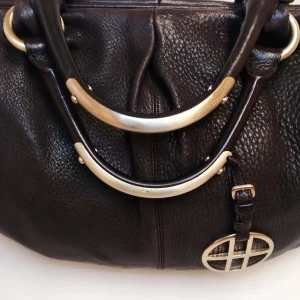 Hugo Boss Brown Leather Large Bag