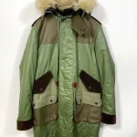 Junya Watanabe Comme Des Garcons Quilted Nylon Coat Khaki S Used