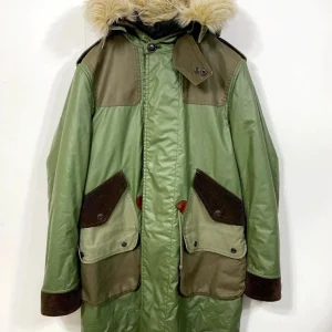Junya Watanabe Comme Des Garcons Quilted Nylon Coat Khaki S Used