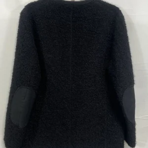Junya Watanabe Cdg Man Black Boucle Wool Alpaca Cardigan Jacket