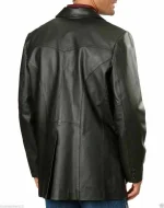 Brand New Men’s Genuine Soft Lambskin Leather Blazer Jacket Two Button Coat
