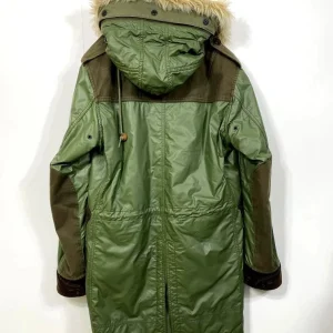 Junya Watanabe Comme Des Garcons Quilted Nylon Coat Khaki S Used
