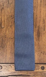 NWT Brooks Brothers Knit Solid Charcoal Gray 100% Silk