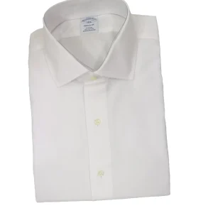 Brooks Brothers Regular Non-Iron All Cotton 17-32/33 English Collar White