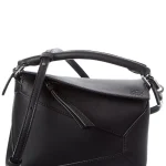 Loewe Puzzle Edge Mini Leather Shoulder Bag Women's Black