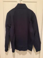 Nwt Men’s Large Brooks Brothers Navy French Terry Half-Zip Sweatshirt