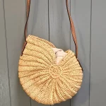 Loewe Paula's Ibiza Donna Moon Shell Crossbody Shoulder Bag