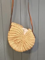 Loewe Paula's Ibiza Donna Moon Shell Crossbody Shoulder Bag
