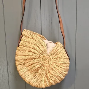 Loewe Paula's Ibiza Donna Moon Shell Crossbody Shoulder Bag