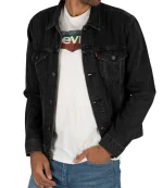 Levi's Men's Button Front Cotton Denim Trucker Jean Jacket