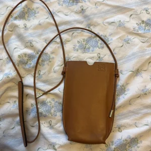 LOEWE Gate Pocket Leather Phone Crossbody Bag