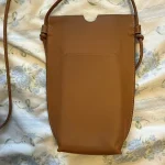 LOEWE Gate Pocket Leather Phone Crossbody Bag